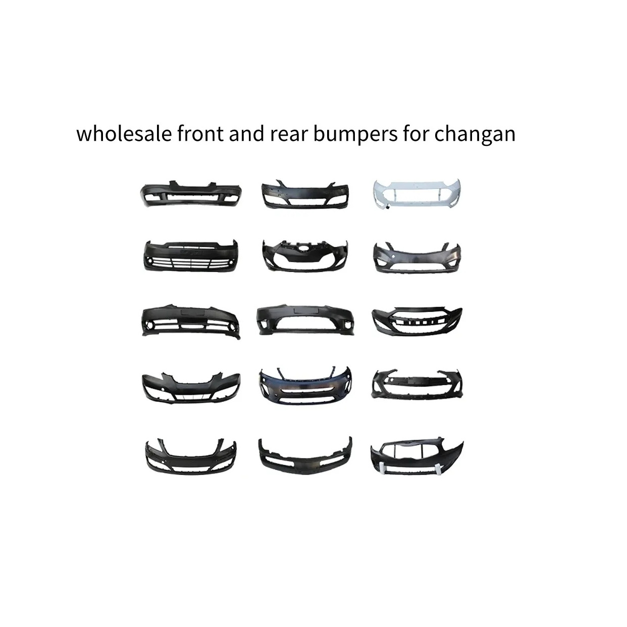 wholesale front bumper for changan car cs35 model 2019 front bumper for changan cs 55 plus