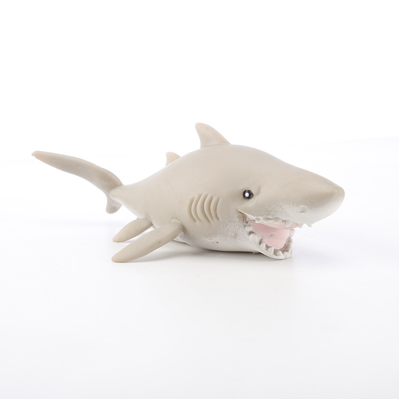 Factory Wholesale Filling Cotton Sand Novelty Fidget Squeeze Shark Toy