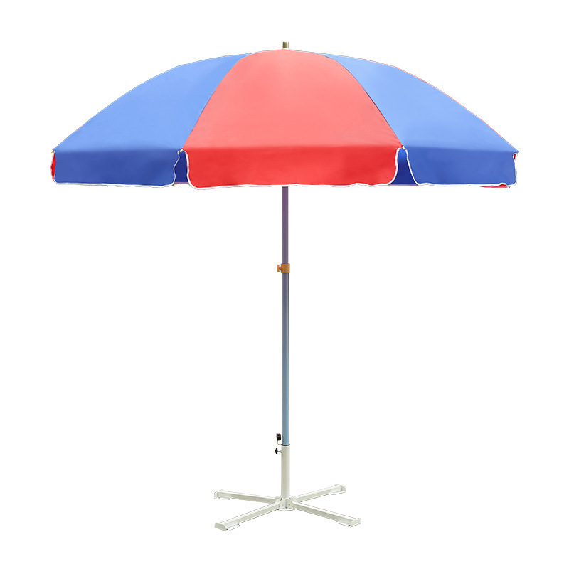 High Quality Advertising Custom Design Outdoor Beach Umbrella with Logo Print Sun Smart Promotional Umbrella For Beach