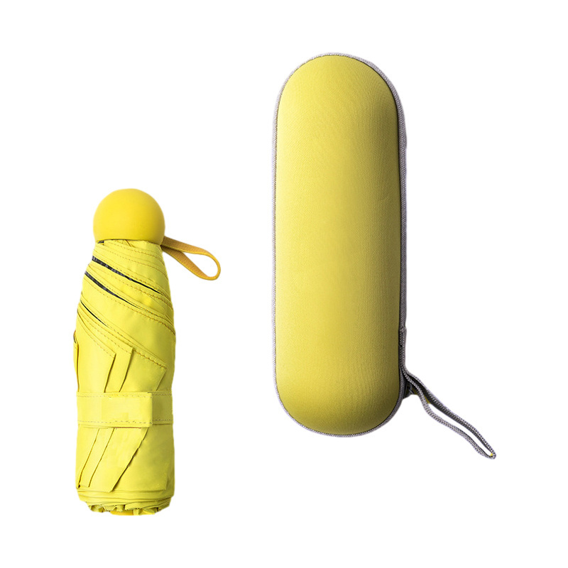 Wholesale Easy Carrying Chinese Mini Capsule Umbrella With Case