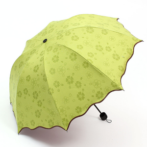 Popular Selling Portable Bloom flower Magic Umbrella Uv Protection Woman Umbrellas portable colorful