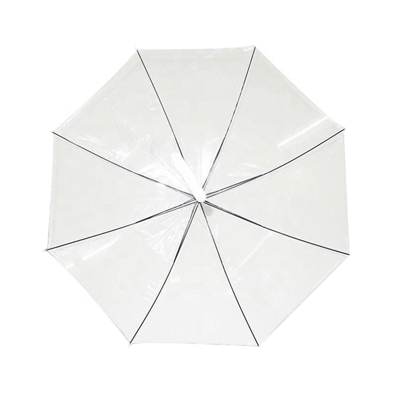 Fast shopping Waterproof Automatic Open Straight Transparent Umbrellas