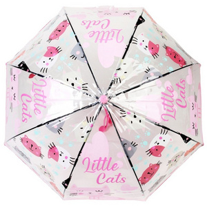 hot sale Apollo Children's Umbrella 19 inch 8K cat print cute cartoon umbrella fo girls