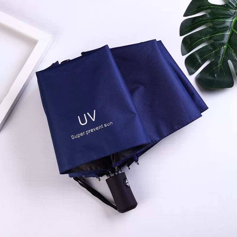 Fully automatic vinyl Sun folding umbrella Fruit small fresh Sun protection UV protection umbrella