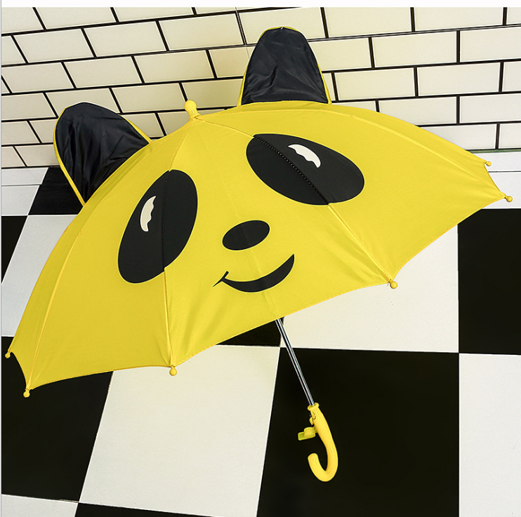 Cartoon Boys Girls Baby Parasol Children Birthday Gift Sunny Umbrella Lightweight Windproof Kids Straight Umbrella