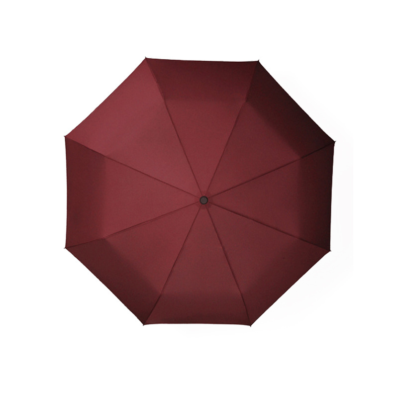 Promotional Cheap 21 Inch 8K 3 Fold Umbrella Manual Open Close Mini Umbrella Custom Logo Printing