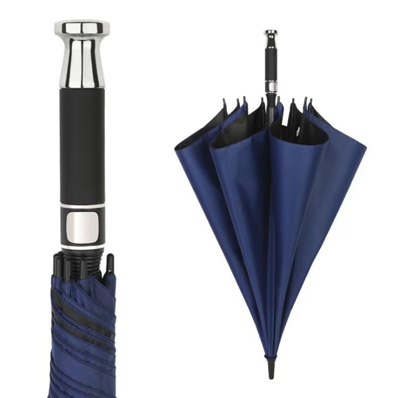 High Quality Windproof Fiberglass Shaft Large Business Golf Umbrella Custom Car Brand Logo Advertising Umbrella