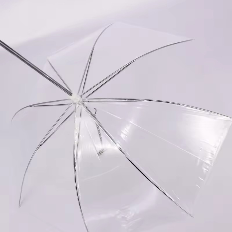 Cheap Transparent clear waterproof pet rain gear dog cat umbrella