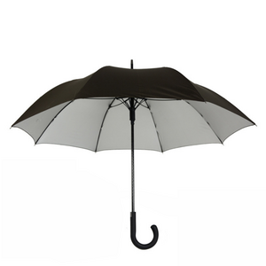 23inch 8K Silver coating UV-Protection umbrella windproof custom logo straight umbrella Promotional