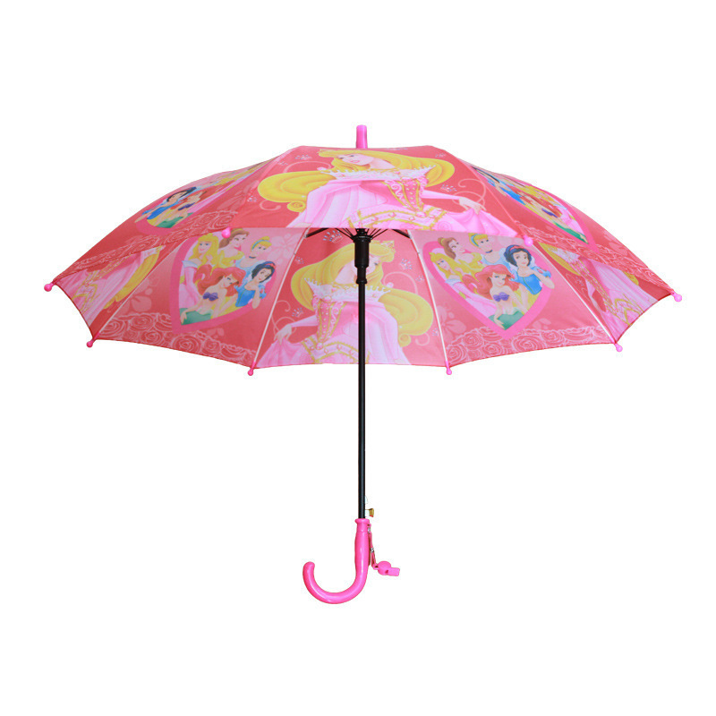 Pattern Elsa Kids Umbrella Wholesale Personalized Cartoon Cute Steel Plastic Polyester Digital Printing for Children POE 19