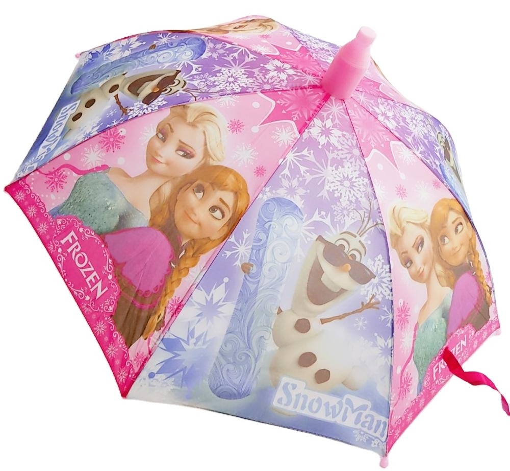 Kids Umbrella Pongee Anti Drip Cartoon Steel Plastic Polyester Digital Printing Country for Children Cute Umbrella 8K Steel