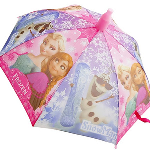 Kids Umbrella Pongee Anti Drip Cartoon Steel Plastic Polyester Digital Printing Country for Children Cute Umbrella 8K Steel