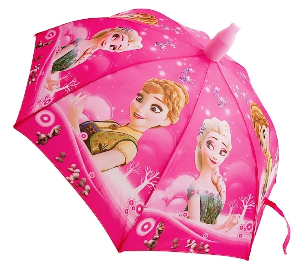 Promotional cute cartoon pattern Elsa frozen children umbrella for kids