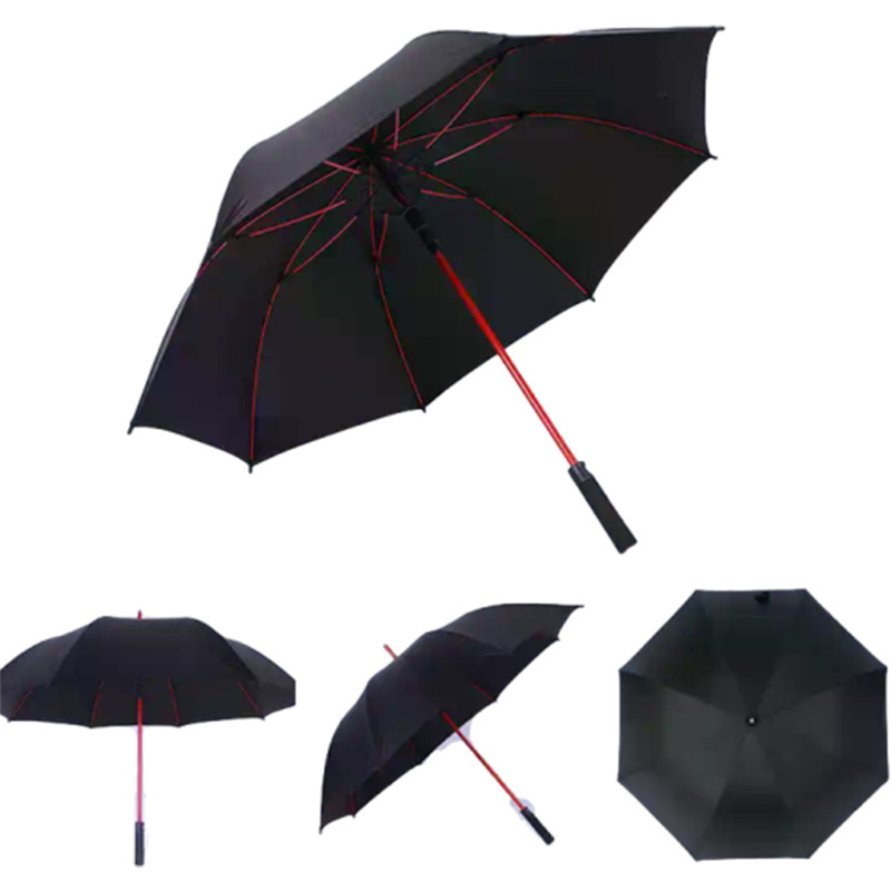 High Quality custom printed LOGO straight 27 inch golf umbrella free sample