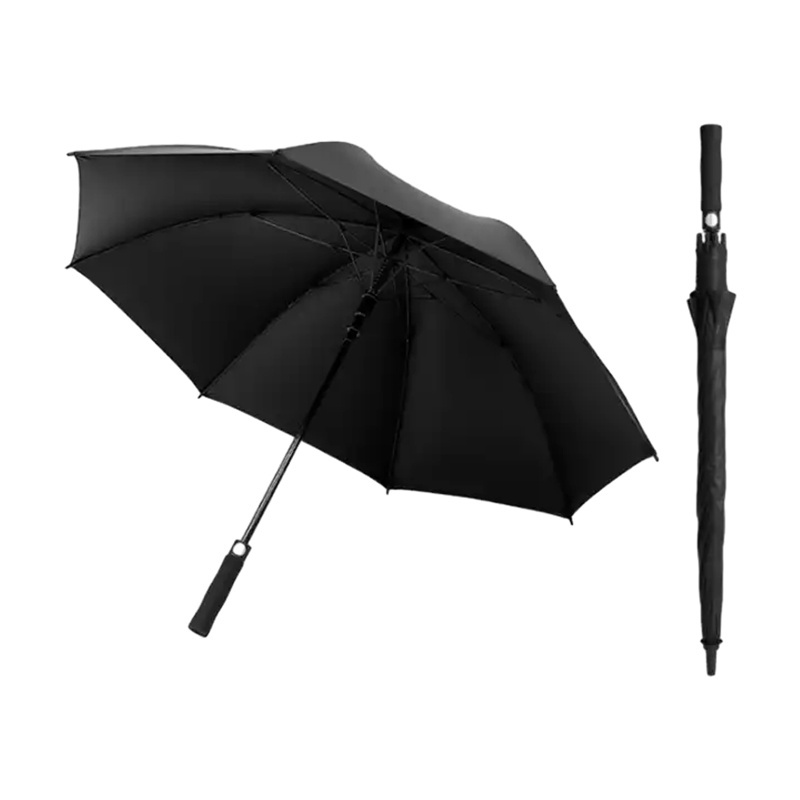 High Quality custom printed LOGO straight 27 inch golf umbrella free sample