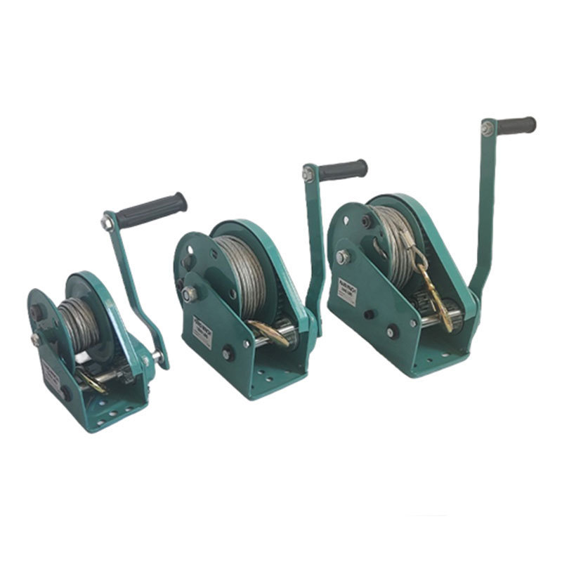 500kg 1000kg 1500kg 1200lbs -2600lbs self locking automatic brake mini hand winch