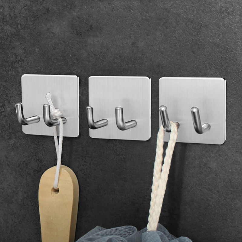 New Style Nylon Self Adhesive Hook And Loop Disc 180Mm Coat Hooks Hardware Double Coat Cloth Hook With Adhesive Sticker