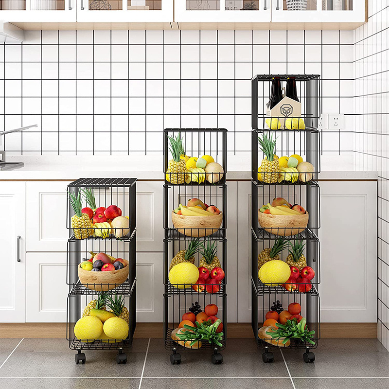 Factory Sale Storage Baskets Nordic Food Vegetable Basket Shelf For Kids Pretend Play Fruits Vegetables