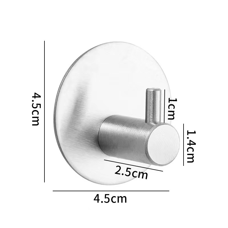 adhesive hooks wall hangers stainless steel stick on bathroom hooks adhesive wall metal robe coat rack clothes hooks