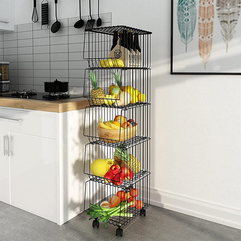 Factory Sale Storage Baskets Nordic Food Vegetable Basket Shelf For Kids Pretend Play Fruits Vegetables