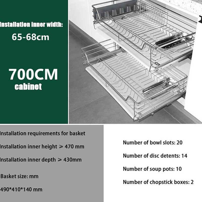 Low Price Pull Out Storage Metal Under Sink  Kitchen Cabinet Organizer Dish Rack Craft Organizer Cabinet Pull Out Storage