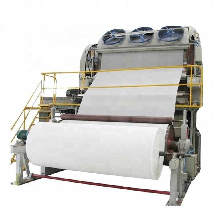 787mm Jumbo Roll 1T/D Toilet Tissue Paper Making Machine for Waste Paper Recycling Business