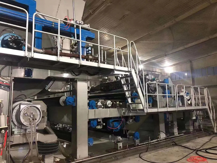 787mm Jumbo Roll 1T/D Toilet Tissue Paper Making Machine for Waste Paper Recycling Business