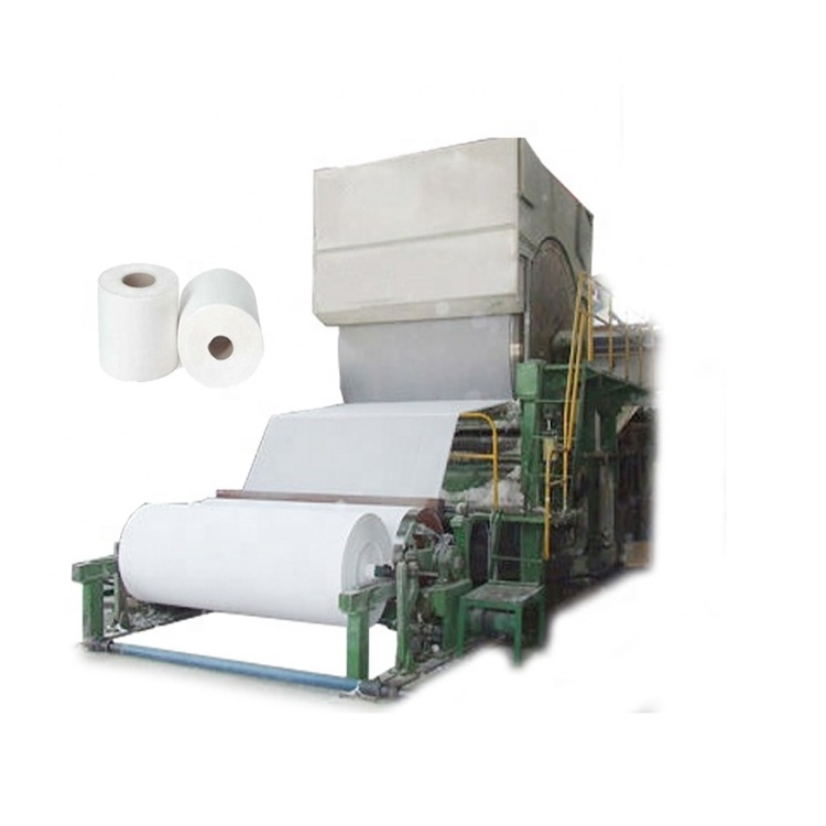 787mm Jumbo Roll 1T/D Toilet Tissue Paper Making Machine for Waste Paper Recycling Business