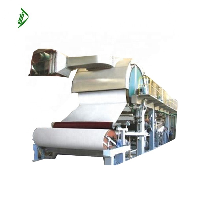 High efficiency cost price low maintenance kraft paper machine for paper plant new business