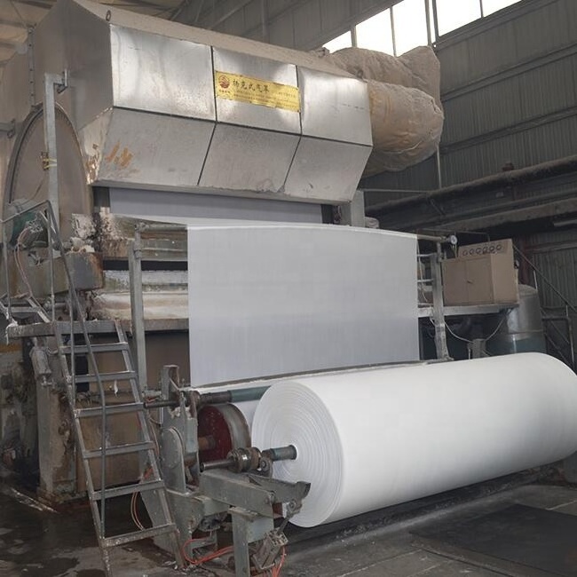 No1 787mm Waste Paper High Quality Tissue Toilet Paper Machine For Paper Factory