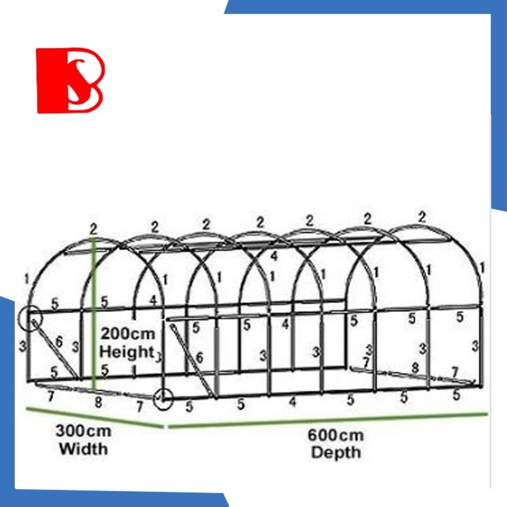 The light transmittance of the double-layer hollow structure of the large private spray iron pipe greenhouse is strong