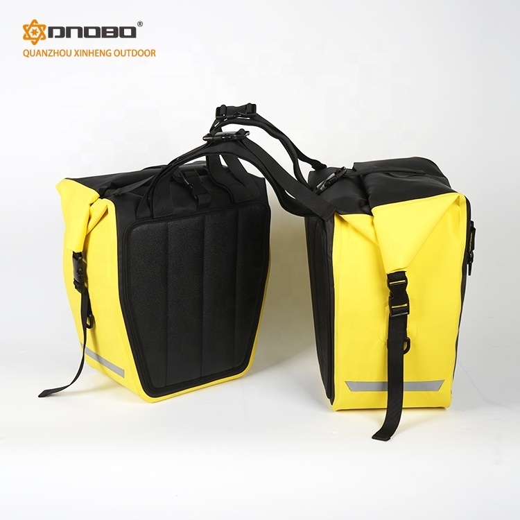 Custom PVC Material Motorbike Motorcycle Side Bag Waterproof Motorcycle Saddle Bags for Touring Motorcycle