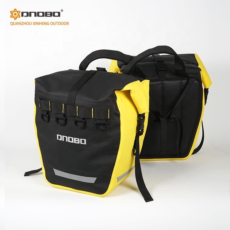 Custom PVC Material Motorbike Motorcycle Side Bag Waterproof Motorcycle Saddle Bags for Touring Motorcycle