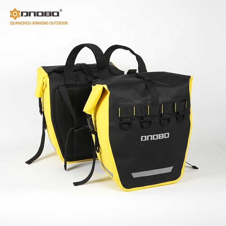 Custom PVC Material Motorbike Motorcycle Side Bag Waterproof Motorcycle Saddle Bags for Touring Motorcycle