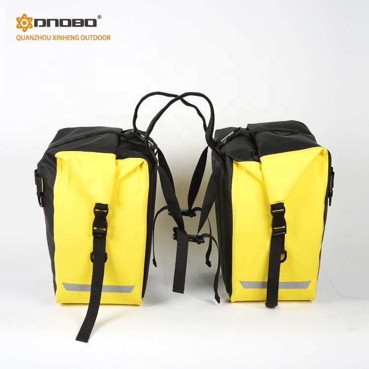 Custom PVC Material Motorbike Motorcycle Side Bag Waterproof Motorcycle Saddle Bags for Touring Motorcycle