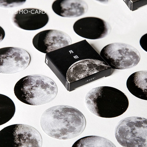 45pcs per pack Moon phase planet Creative Boxed Sticker DIY Dairy Decorative Stickers Personalized Scrapbooking Sticker