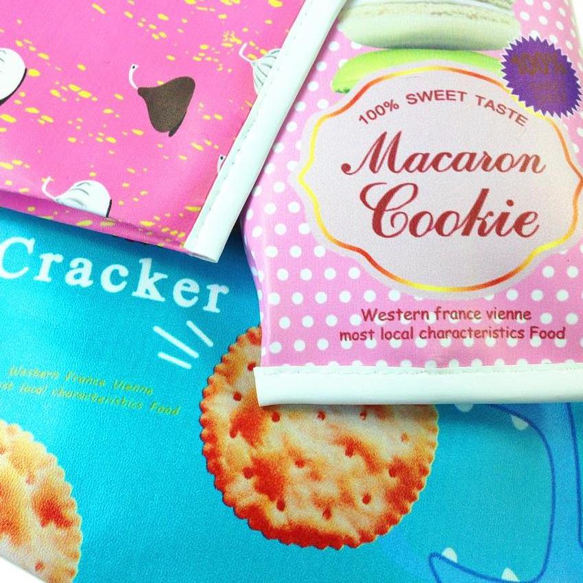 Kawaii Macaron Nut Biscuit Waterproof Pencil Cases Delicious food design pencil bag office school Stationery supplies