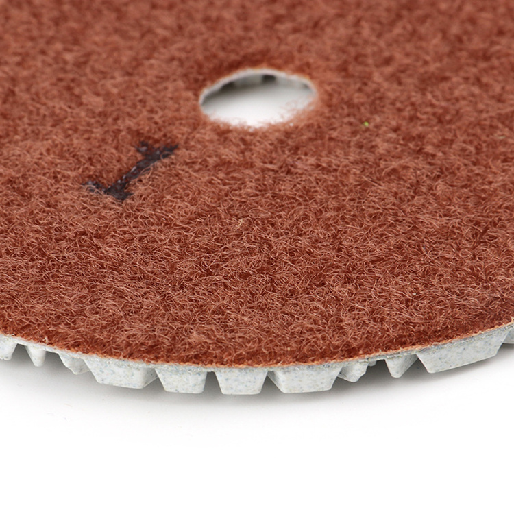 Manufacturer Price Turbo Diamond Saw Blade Floor Polishing Pads for Marble 4inch 100mm 6in Epoxy Snail Lock Polish Disc Grit 100