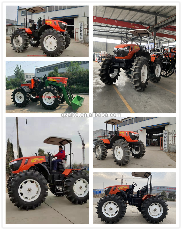 Traktor High crop tractor, high ground clearance and big size tire 100 horse power tractor