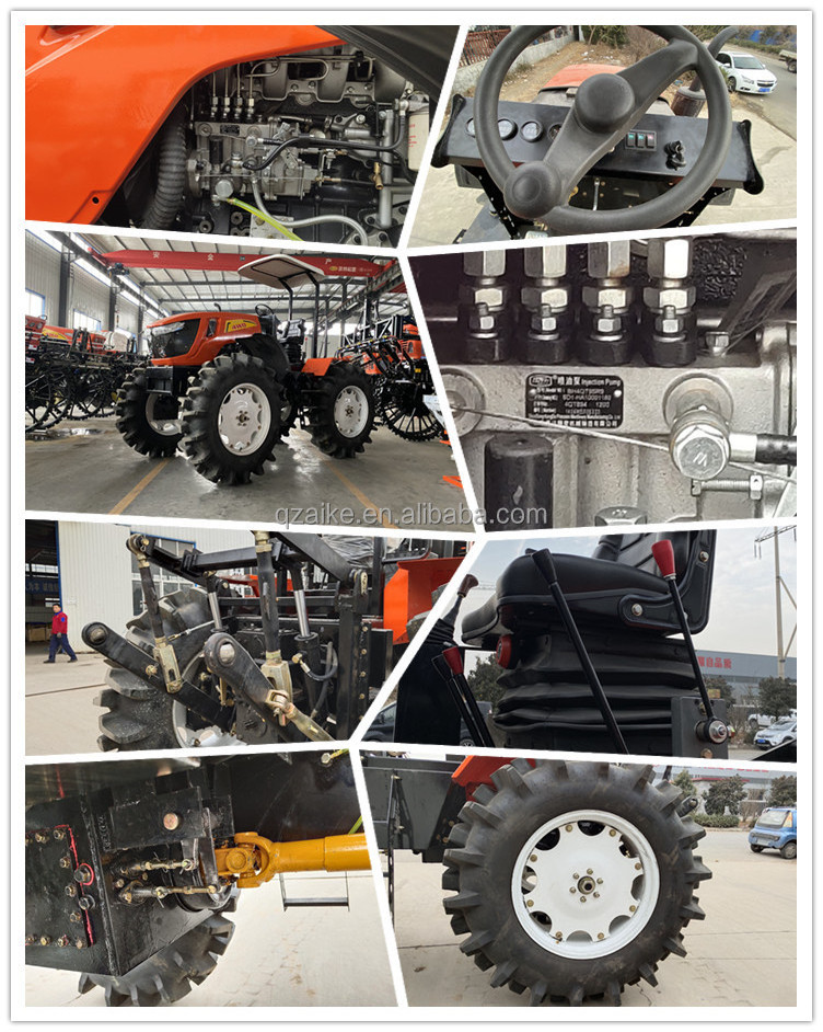 Traktor High crop tractor, high ground clearance and big size tire 100 horse power tractor