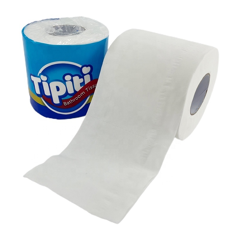 Manufacturer 2 ply 3 ply 100% virgin wood pulp soft  toilet tissue paper rolls toilet paper