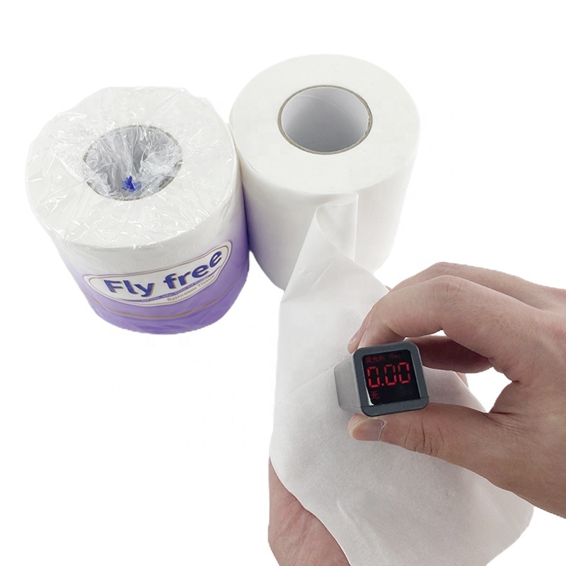 Fly free High Quality Customized Family Use Bathroom Super Soft Virgin Pulp Toilet Tissue Paper