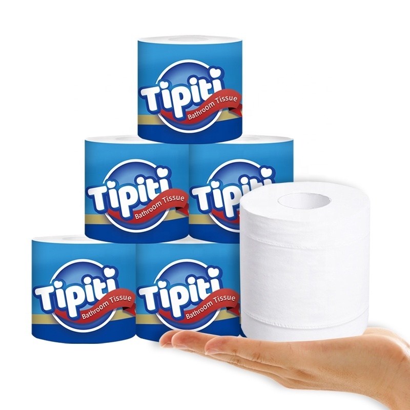 Manufacturer 2 ply 3 ply 100% virgin wood pulp soft  toilet tissue paper rolls toilet paper