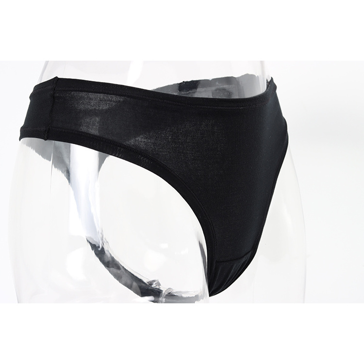 Durable Using Various S/M/L/XL Black 95%cotton,5%elastane Ladies Thong Panties Women's