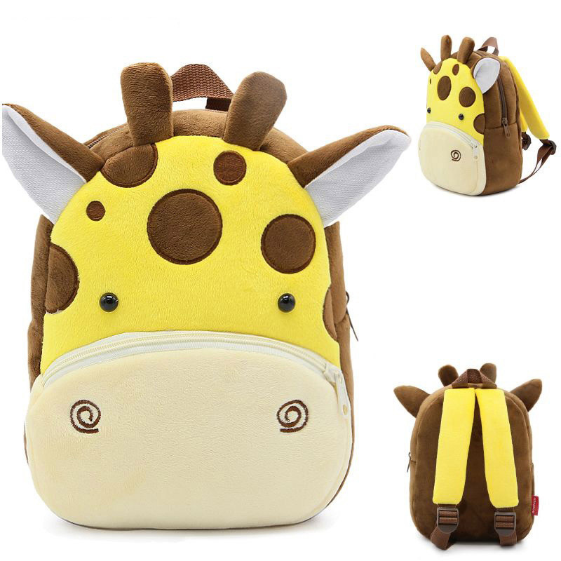 Children School Bags Girls Boys Backpacks 3D Cartoon Plush Children Backpacks kindergarten Schoolbag Animal Kids Backpack