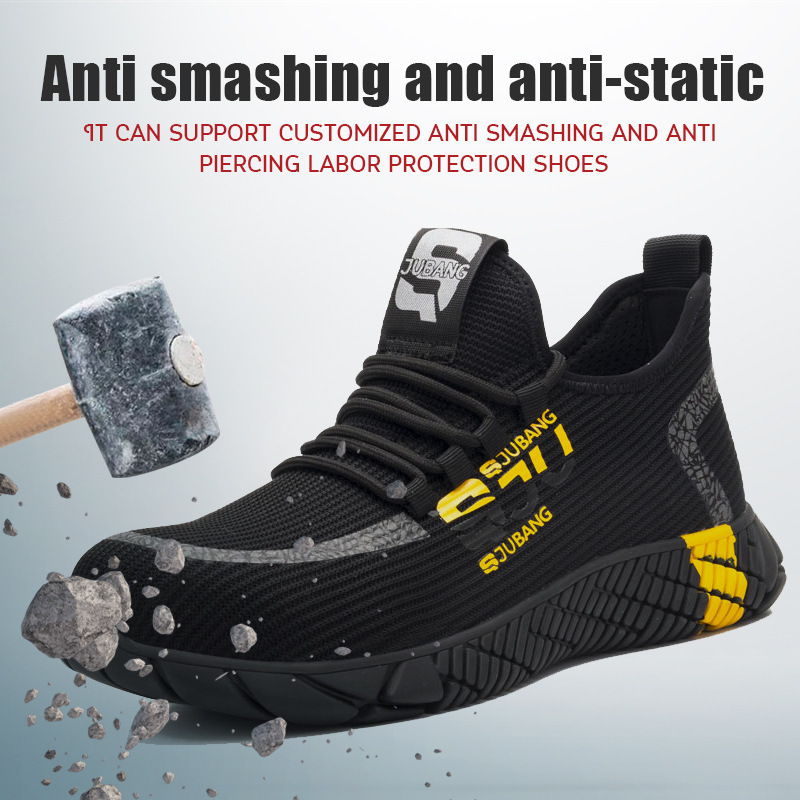 Hot Sell Steel Toe Safety Shoes For Men And Women Lightweight Breathable Industries Construction Safty Shoes Steel Toe