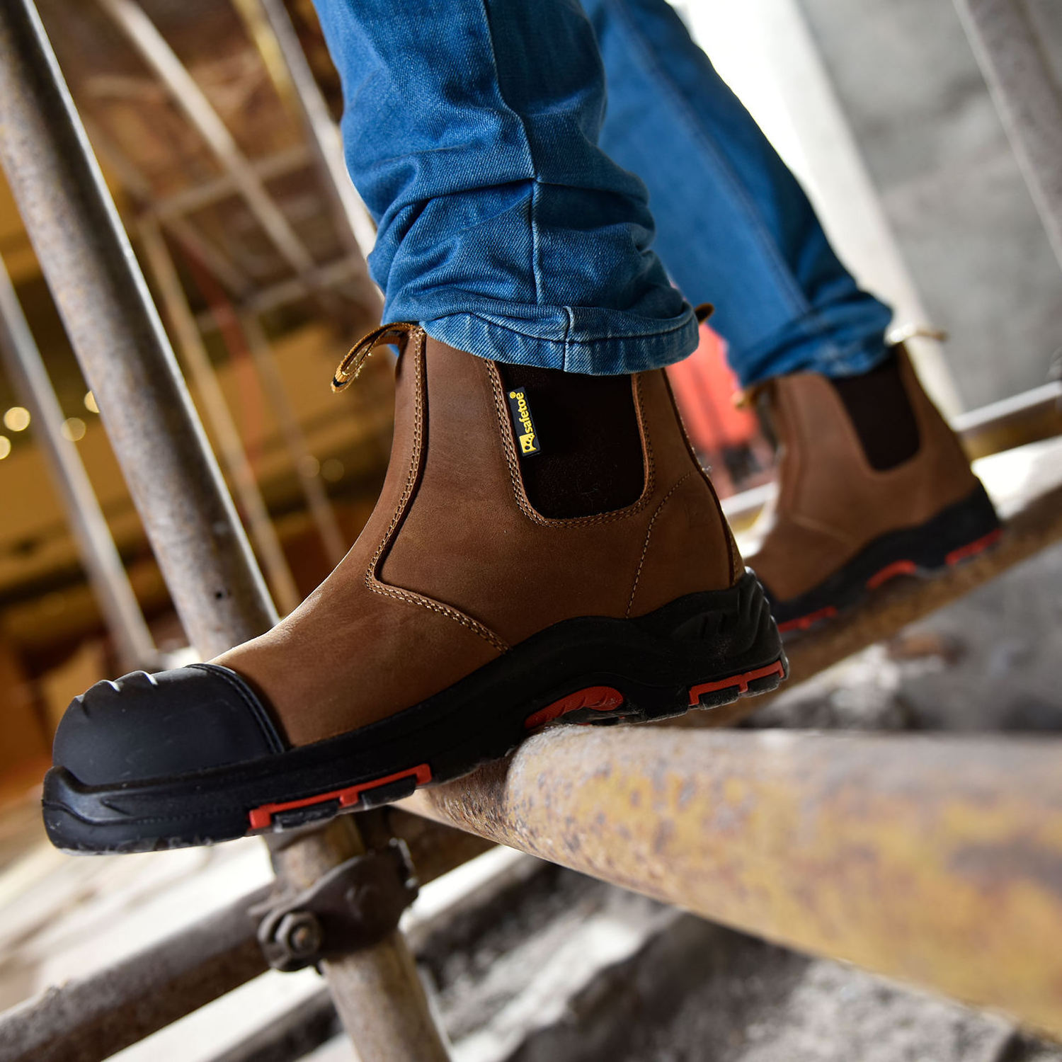 2023 Composite Toe Safety Boot Men's Heavy Duty Mining Industrial Construction Work Boot Shoes