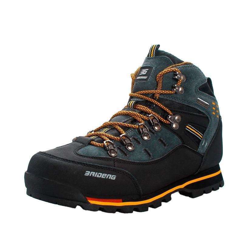 Hot Sell Cheap Men No Slip Outdoor Mountain Shoes Waterproof Climbing Trekking Shoes Hiking Boots