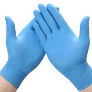 Free Samples Disposable Blue Color Nitrile Examination Glovees In Malaysia