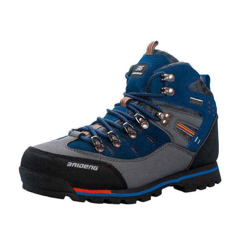 Hot Sell Cheap Men No Slip Outdoor Mountain Shoes Waterproof Climbing Trekking Shoes Hiking Boots